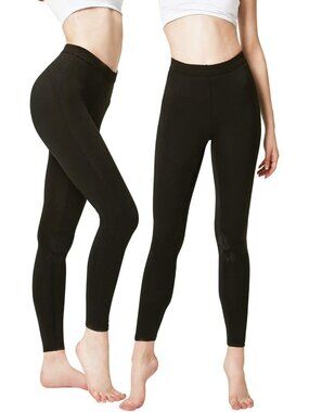 Cozy Women's 2-Pack Thermal Long Johns Base Layer Leggings for Cold Weather
